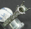 ESTATE 1.86CT PRINCESS CUT DIAMOND 18KT WHITE GOLD 3D SEMI MOUNT ENGAGEMENT RING