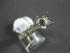 ESTATE 1.86CT PRINCESS CUT DIAMOND 18KT WHITE GOLD 3D SEMI MOUNT ENGAGEMENT RING