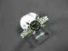 ESTATE 1.86CT PRINCESS CUT DIAMOND 18KT WHITE GOLD 3D SEMI MOUNT ENGAGEMENT RING