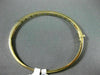 ESTATE 1.80CT DIAMOND 14KT YELLOW GOLD 3D SEMI ETERNITY CHANNEL BANGLE BRACELET