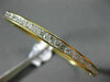 ESTATE 1.80CT DIAMOND 14KT YELLOW GOLD 3D SEMI ETERNITY CHANNEL BANGLE BRACELET