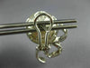 ESTATE EXTRA LARGE .83CT DIAMOND & AAA PEARL 18K WHITE GOLD BOW CLIP ON EARRINGS