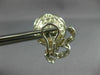 ESTATE EXTRA LARGE .83CT DIAMOND & AAA PEARL 18K WHITE GOLD BOW CLIP ON EARRINGS