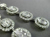 ESTATE LARGE 12.77CT ROUND & BAGUETTE DIAMOND 18KT WHITE GOLD 3D LARIAT NECKLACE