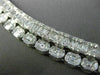 ESTATE EXTRA LARGE 30.25CT DIAMOND 18KT WHITE GOLD 3D ETERNITY COCKTAIL NECKLACE
