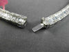 ESTATE EXTRA LARGE 30.25CT DIAMOND 18KT WHITE GOLD 3D ETERNITY COCKTAIL NECKLACE