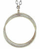 ESTATE LARGE 4.60CT DIAMOND 18KT WHITE YELLOW & ROSE GOLD CIRCLE OF LIFE PENDANT