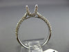 ESTATE .83CT DIAMOND 14KT WHITE GOLD 3D SEMI ETERNITY SEMI MOUNT ENGAGEMENT RING