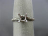 ESTATE .83CT DIAMOND 14KT WHITE GOLD 3D SEMI ETERNITY SEMI MOUNT ENGAGEMENT RING