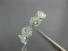 ESTATE .95CT ROUND DIAMOND 18K WHITE GOLD 3D FIVE STONE WEDDING ANNIVERSARY RING