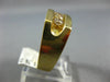 ESTATE LARGE .76CT DIAMOND 14KT YELLOW GOLD 3D 3 STONE CHANNEL ETOILE MENS RING
