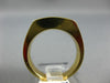 ESTATE LARGE .76CT DIAMOND 14KT YELLOW GOLD 3D 3 STONE CHANNEL ETOILE MENS RING