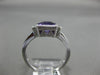 ESTATE 1.27CT DIAMOND & AAA AMETHYST 14KT WHITE GOLD 3D SEMI BEZEL MILGRAIN RING
