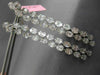 ESTATE EXTRA LARGE 6.28CT DIAMOND 18K WHITE GOLD SQUARE JOURNEY HANGING EARRINGS