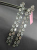 ESTATE EXTRA LARGE 6.28CT DIAMOND 18K WHITE GOLD SQUARE JOURNEY HANGING EARRINGS