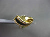 ESTATE LARGE 5.70CT DIAMOND MULTI GEM 14KT YELLOW GOLD 3D BOW CLIP ON EARRINGS
