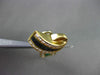 ESTATE LARGE 5.70CT DIAMOND MULTI GEM 14KT YELLOW GOLD 3D BOW CLIP ON EARRINGS