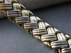 ANTIQUE LARGE .4CT OLD MINE DIAMOND 14K YELLOW GOLD FILIGREE VICTORIAN PIN 26164