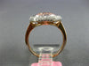 ESTATE WIDE .69CT WHITE & PINK DIAMOND 18KT WHITE & ROSE GOLD 3D CIRCULAR RING