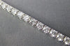 ESTATE 4.48CT ROUND DIAMOND 14KT WHITE GOLD 3D CLASSIC 4 PRONG TENNIS BRACELET