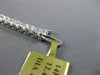 ESTATE 4.48CT ROUND DIAMOND 14KT WHITE GOLD 3D CLASSIC 4 PRONG TENNIS BRACELET