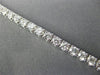 ESTATE 4.48CT ROUND DIAMOND 14KT WHITE GOLD 3D CLASSIC 4 PRONG TENNIS BRACELET