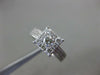ESTATE LARGE .75CT DIAMOND 14KT WHITE GOLD 3D MILGRAIN FRIENDSHIP PROMISE RING