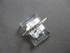 ESTATE .19CT DIAMOND 14KT WHITE GOLD 3D CLASSIC BAR BEADED FUN RING