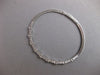 1.58CT DIAMOND 14KT WHITE GOLD CLASSIC SEMI ETERNITY CUFF TENNIS BANGLE BRACELET