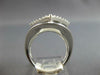 ESTATE EXTRA LARGE 1.32CT DIAMOND 18KT WHITE GOLD 3D GEOMETRICAL FUN RING