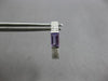.72CT DIAMOND & AAA AMTHEYST 14K WHITE GOLD EMERALD CUT & ROUND HUGGIE EARRINGS