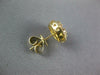 ESTATE .77CT DIAMOND 18KT YELLOW GOLD CLASSIC CLUSTER FLOWER HALO STUD EARRINGS
