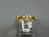 ESTATE .18CT DIAMOND 18KT YELLOW GOLD CLASSIC MULTI BUTTERFLY ETERNITY LOVE RING