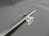 ESTATE 1.18CT DIAMOND 14KT WHITE GOLD CLASSIC STUD EARRINGS 6mm F/G SI-I #24443