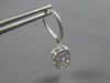 1.87CT DIAMOND & AAA AMETHYST 14KT WHITE GOLD 3D HALO LEVERBACK HANGING EARRINGS