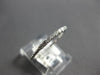 ESTATE .19CT DIAMOND 14KT WHITE GOLD 3D CLASSIC BAR BEADED FUN RING