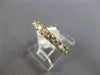.73CT DIAMOND 14KT YELLOW GOLD 3D 4 PRONG SEMI ETERNITY WEDDING ANNIVERSARY RING