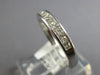 .55CT DIAMOND 14KT WHITE GOLD 3D CHANNEL SEMI ETERNITY WEDDING ANNIVERSARY RING