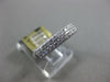 ESTATE .41CT DIAMOND 14KT WHITE GOLD CLASSIC MILGRAIN WEDDING ANNIVERSARY RING