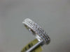 ESTATE .41CT DIAMOND 14KT WHITE GOLD CLASSIC MILGRAIN WEDDING ANNIVERSARY RING