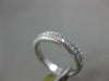 ESTATE .41CT DIAMOND 14KT WHITE GOLD CLASSIC MILGRAIN WEDDING ANNIVERSARY RING