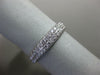 ESTATE .41CT DIAMOND 14KT WHITE GOLD CLASSIC MILGRAIN WEDDING ANNIVERSARY RING