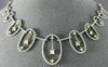ESTATE LARGE 4.46CT WHITE & FANCY YELLOW DIAMOND 18K TOW TONE GOLD LOVE NECKLACE