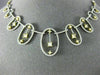 ESTATE LARGE 4.46CT WHITE & FANCY YELLOW DIAMOND 18K TOW TONE GOLD LOVE NECKLACE