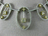 ESTATE LARGE 4.46CT WHITE & FANCY YELLOW DIAMOND 18K TOW TONE GOLD LOVE NECKLACE