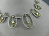 ESTATE LARGE 4.46CT WHITE & FANCY YELLOW DIAMOND 18K TOW TONE GOLD LOVE NECKLACE