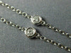 ESTATE EXTRA LARGE 17.95CT DIAMOND & AAA TANZANITE 18KT WHITE GOLD 3D NECKLACE