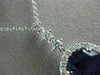 ESTATE EXTRA LARGE 17.95CT DIAMOND & AAA TANZANITE 18KT WHITE GOLD 3D NECKLACE