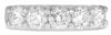 ESTATE 2.0CT ROUND DIAMOND 14KT WHITE GOLD 3D 5 STONE WEDDING ANNIVERSARY RING