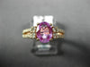 ESTATE 2.15CT DIAMOND & AAA OVAL PINK SAPPHIRE 14KT ROSE GOLD 3D ENGAGEMENT RING